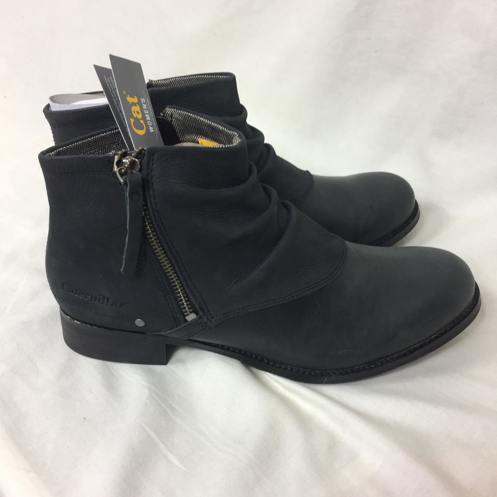 NEW Caterpillar Irenea ankle boots Leather Nubuck